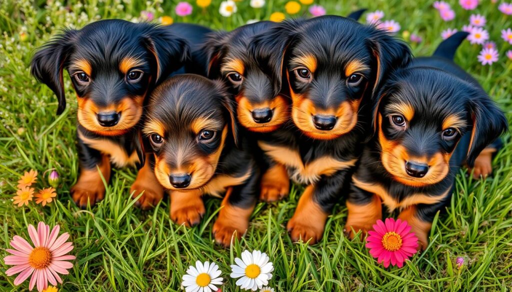 physical appearance of dachshund puppies