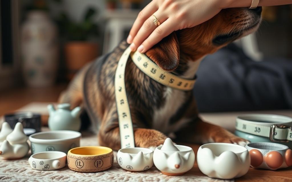 Measuring for ceramic pet collars